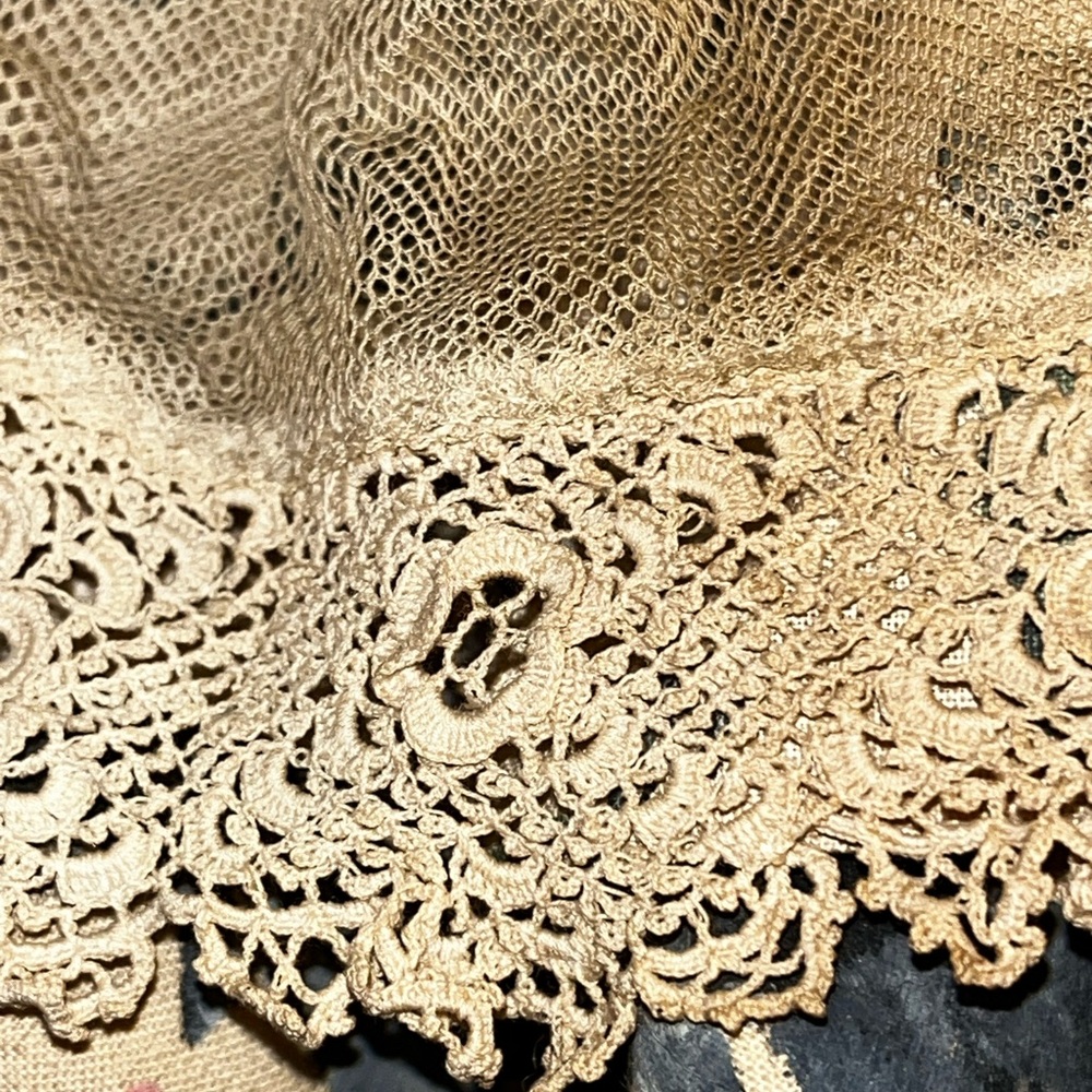 Vintage Folk Art Doll Cat Toy Handmade Fishing Theme - Picture 6 of 11